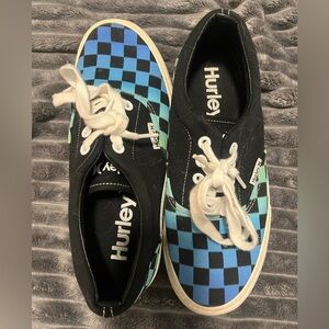 Kids Hurley rainbow checkerboard sneakers